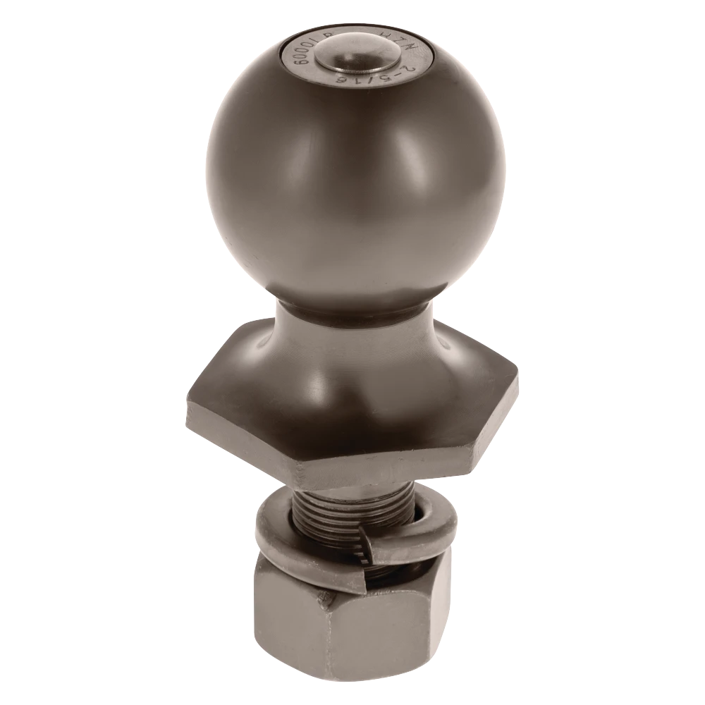 REESE Tactical 2-5/16 Inch Black Nickel Hitch Ball REESE Tactical hitch ball with 2-5/16 inch diameter and 6,000 lbs capacity