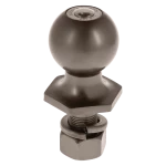 REESE Tactical 2-5/16 Inch Black Nickel Hitch Ball REESE Tactical hitch ball with 2-5/16 inch diameter and 6,000 lbs capacity