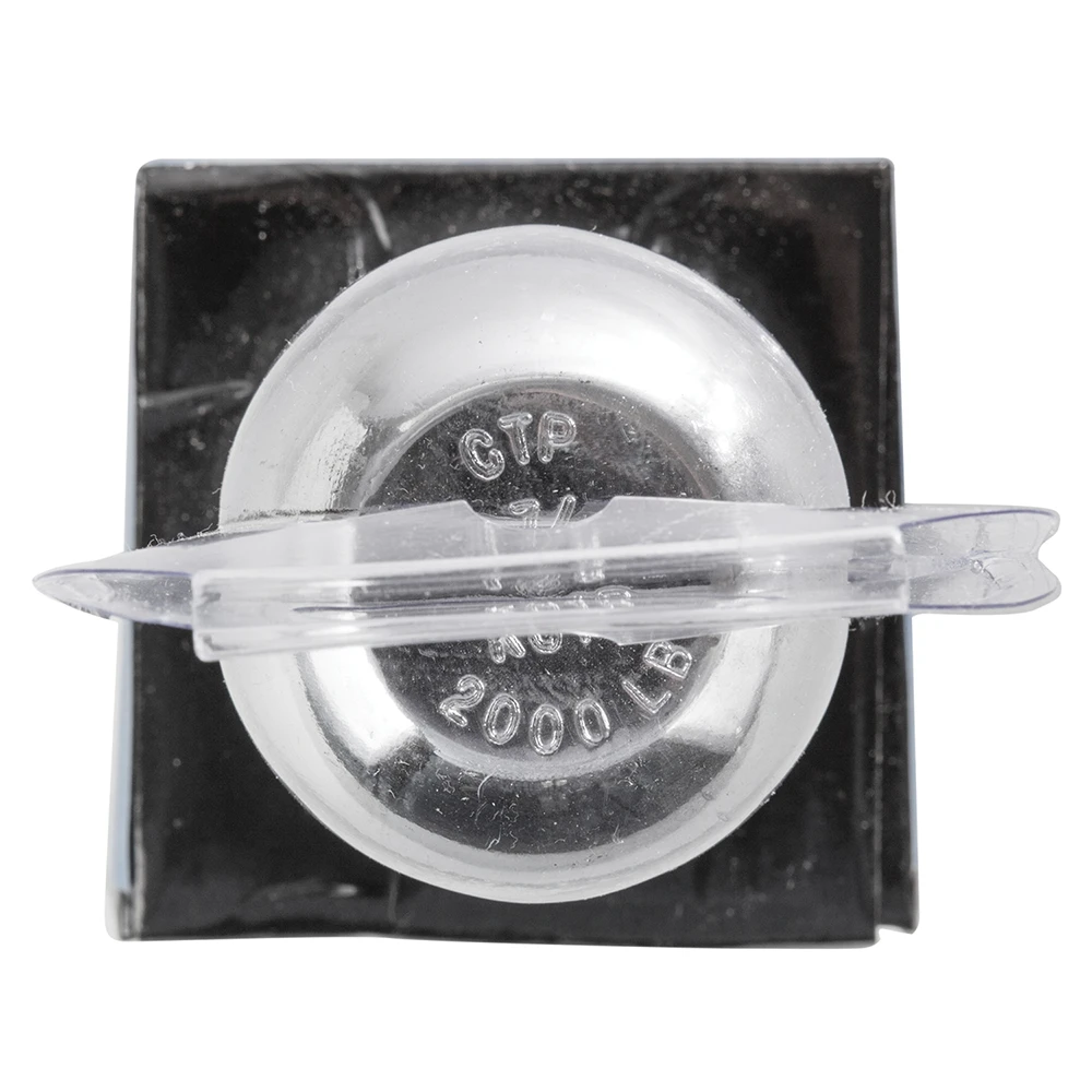 REESE hitch ball with chrome finish and 2,000 lbs capacity for secure towing