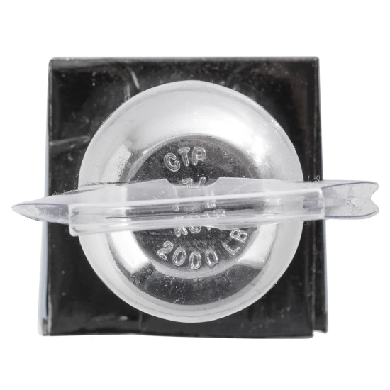 REESE hitch ball with chrome finish and 2,000 lbs capacity for secure towing