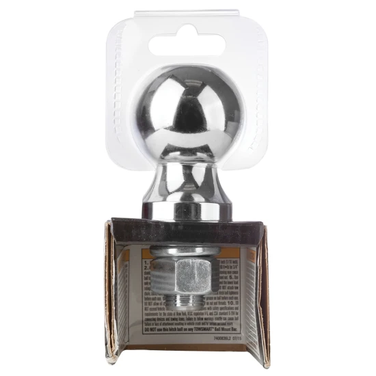 REESE 2 Inch Chrome Hitch Ball with 3,500 lbs Capacity REESE hitch ball with chrome finish, 2 inch diameter and 3,500 lbs towing capacity