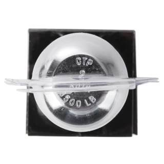 A REESE chrome hitch ball with 2 inch diameter and 3500 lbs towing capacity