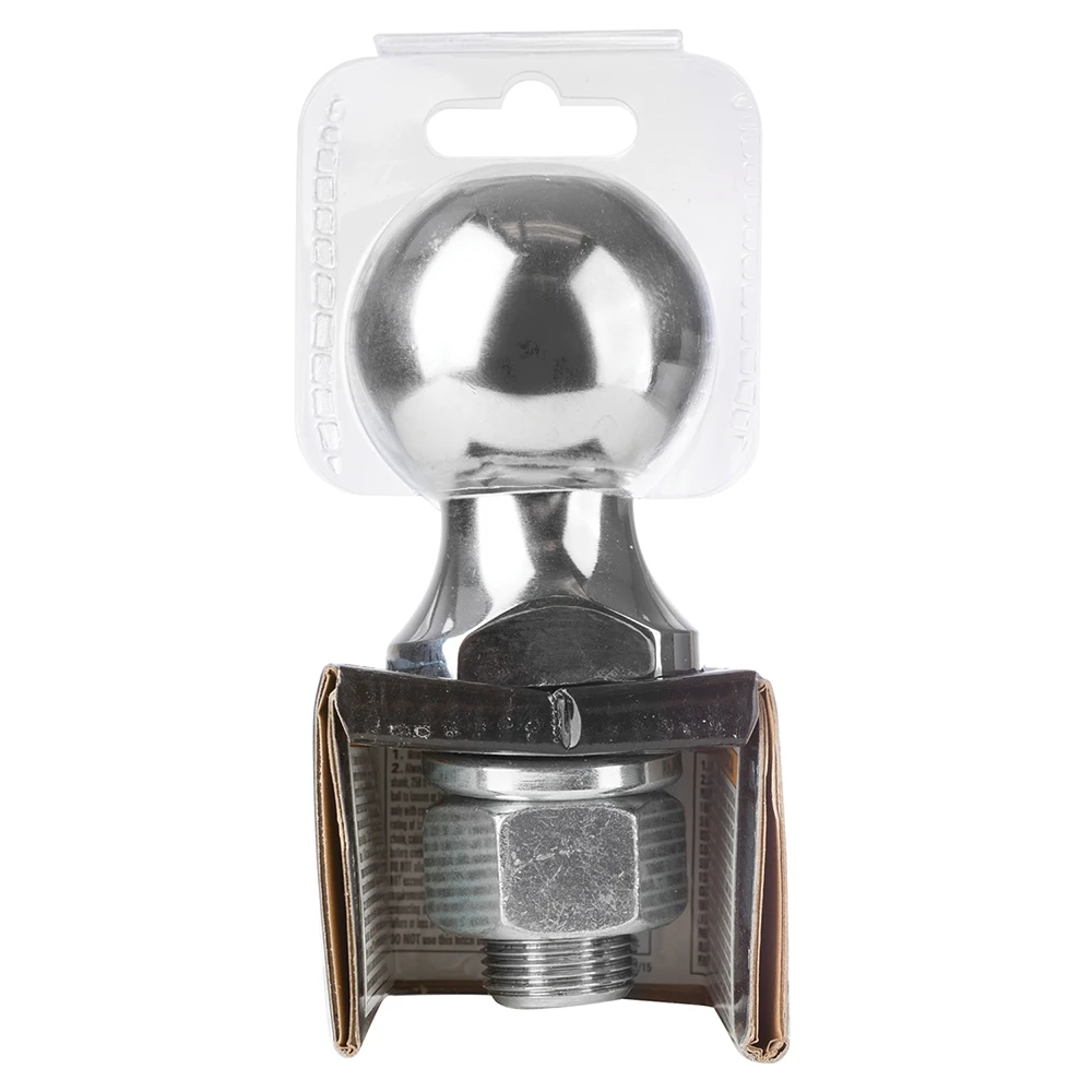 REESE hitch ball with chrome finish ensuring secure towing, 6000 lbs capacity, 2-5/16 inch ball diameter.