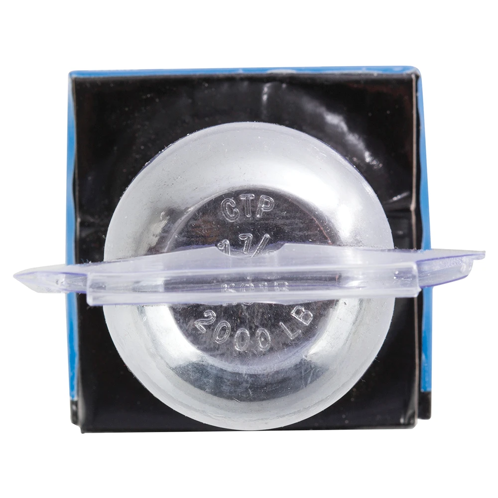 REESE hitch ball in chrome finish with 1-7/8 inch diameter, suitable for secure trailer towing with 2000 lbs capacity