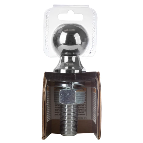 REESE chrome hitch ball with 2 inch diameter and 6000 lbs capacity