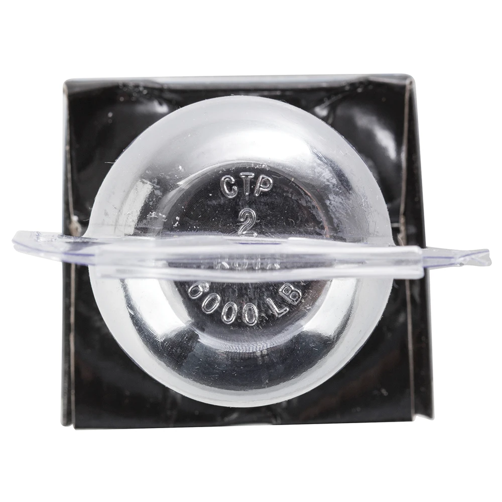 REESE chrome hitch ball with 2 inch diameter and 6000 lbs capacity