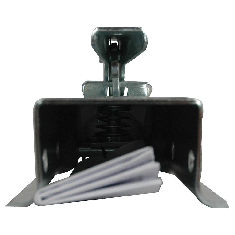 Straight trailer coupler with 1-7/8 inch ball size, zinc finish, rated for 2000 lbs GTW