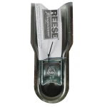 Straight trailer coupler with 1-7/8 inch ball size, zinc finish, rated for 2000 lbs GTW