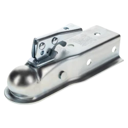Reese Towpower Straight Trailer Coupler for 2 Inch Ball 2-1/2 Inch Channel 3,500 lbs Capacity 74042
