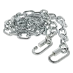REESE 72-inch 5000 lbs Capacity Zinc Finish Safety Chains REESE safety chains with 72-inch length and 5000 lbs capacity in bright zinc finish
