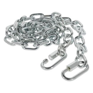 REESE 72-inch 5000 lbs Capacity Zinc Finish Safety Chains REESE safety chains with 72-inch length and 5000 lbs capacity in bright zinc finish