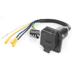 REESE Towpower 7-way connector adapter with pre-wired 4-flat and 7-round options