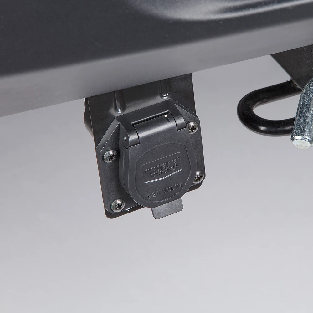 REESE Towpower 7-way connector adapter with pre-wired 4-flat and 7-round options