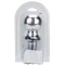 Secure REESE hitch ball with chrome finish, supports up to 12,000 lbs.