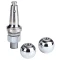 REESE Towpower interchangeable chrome hitch ball system with 1-7/8 In. and 2 In. hitch balls and 1 In. shank.