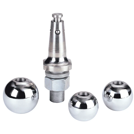 REESE chrome hitch ball system with three interchangeable sizes