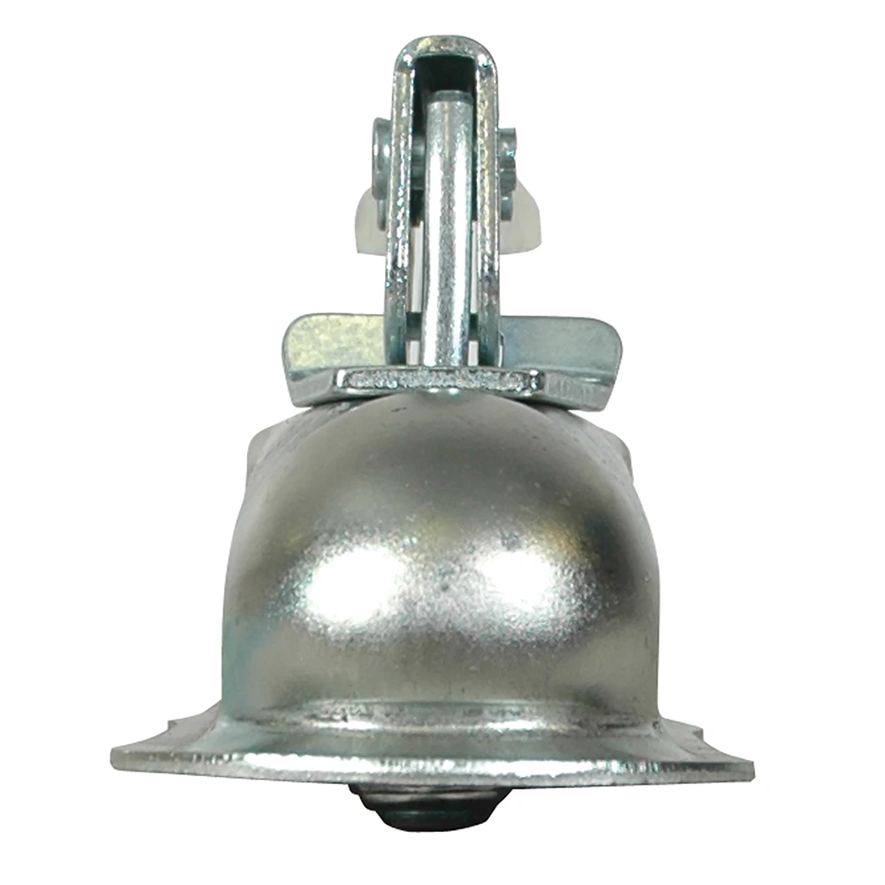 REESE Towpower trailer coupler with zinc finish, 1-7/8 inch ball size fitted on a 2-inch channel, ensures secure attachment.