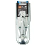 REESE Towpower trailer coupler with zinc finish, 1-7/8 inch ball size fitted on a 2-inch channel, ensures secure attachment.