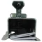 REESE Towpower Trailer Coupler 1-7/8 Inch with Trigger Latch REESE Towpower trailer coupler with zinc finish, 1-7/8 inch ball size fitted on a 2-inch channel, ensures secure attachment.