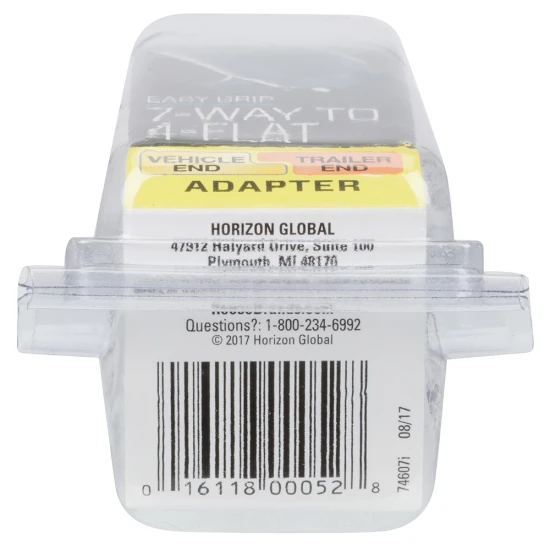 REESE Towpower adapter converting 7-way blade to 4-way flat connector