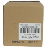 REESE Towpower adapter converting 7-way blade to 4-way flat connector
