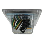 REESE Towpower towing connector with 4-way flat plug and 18 gauge bonded wire for trailer lighting