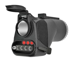 Reese 7 Way to 5 Way and 4 Way Flat Adapter with LED Tester Plug Only 78119