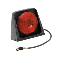 Wesbar Single Agricultural Tail Light with Brake Light Function Includes Molded Tri-Plug 8261001
