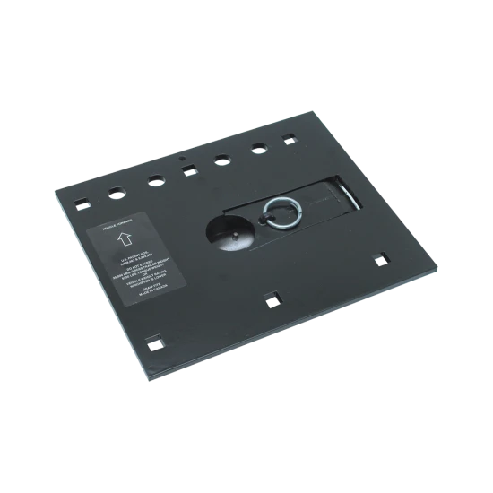 REESE fold-down gooseneck hitch, allows unrestricted truck bed use, ideal for gooseneck trailers, with chrome ball and safety features