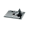 REESE fold-down gooseneck hitch, allows unrestricted truck bed use, ideal for gooseneck trailers, with chrome ball and safety features