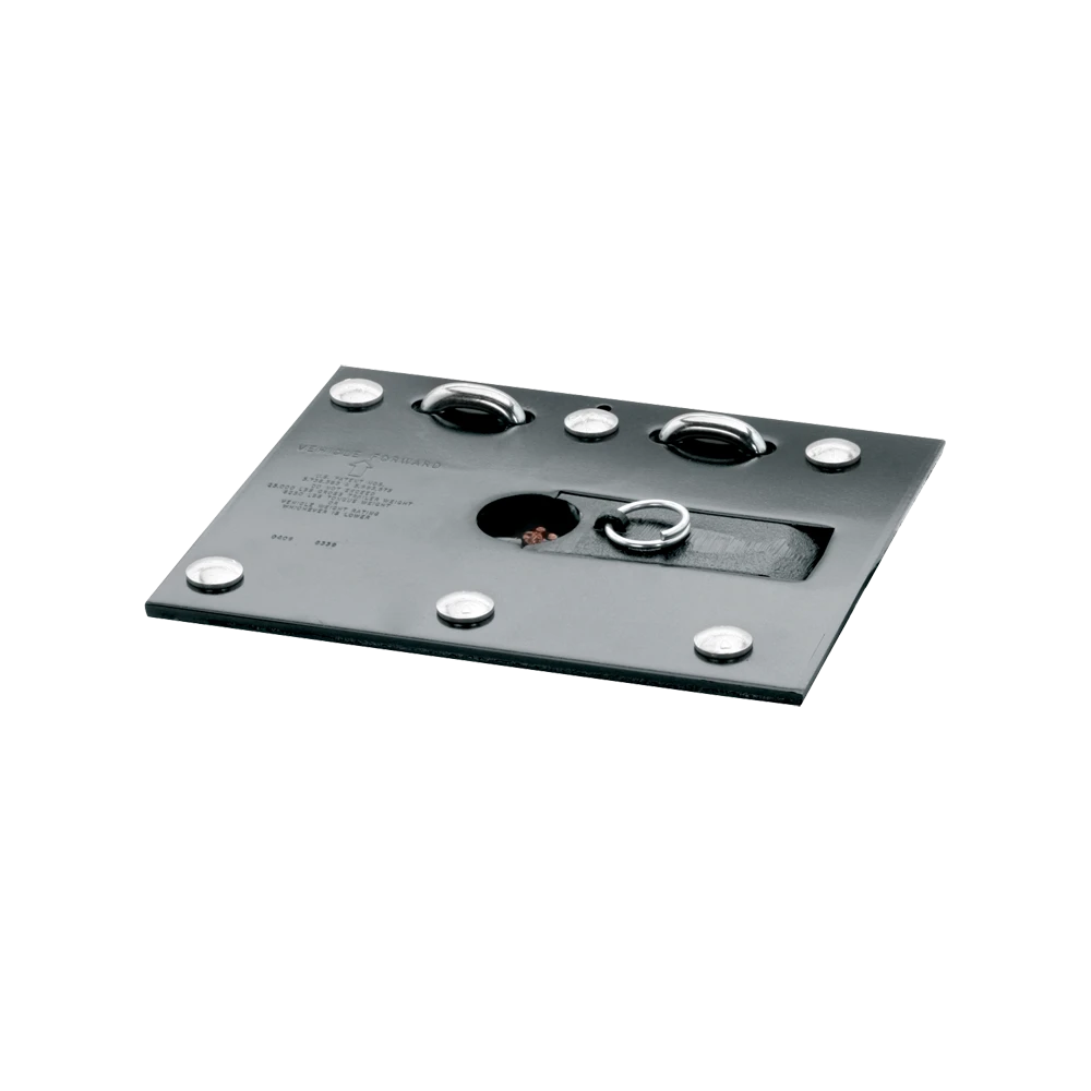 REESE fold-down gooseneck hitch, allows unrestricted truck bed use, ideal for gooseneck trailers, with chrome ball and safety features