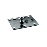 REESE fold-down gooseneck hitch, allows unrestricted truck bed use, ideal for gooseneck trailers, with chrome ball and safety features