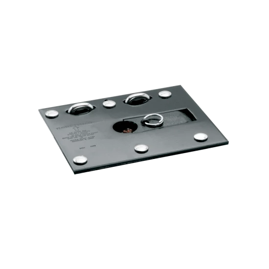 REESE fold-down gooseneck hitch, allows unrestricted truck bed use, ideal for gooseneck trailers, with chrome ball and safety features