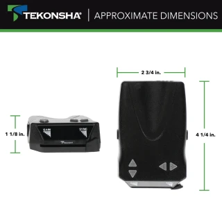 Tekonsha Brakeman IV digital brake control with display and adjustment controls