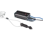 Tekonsha breakaway switch with LED and nylon lanyard for trailer safety.