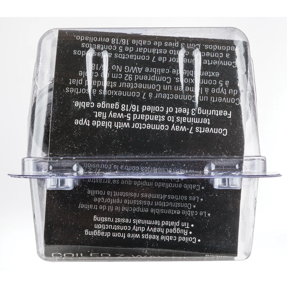 REESE Towpower electrical adapter with coiled cable for 7-way to 5-way conversion