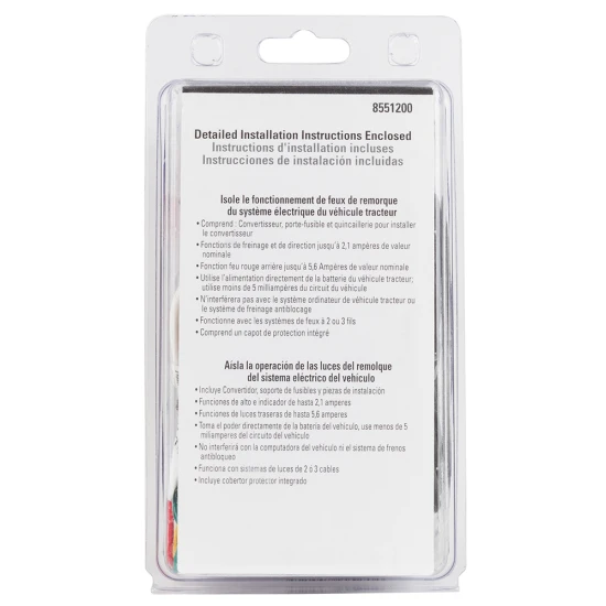 REESE Towpower converter with 4-Flat connector and dust cover