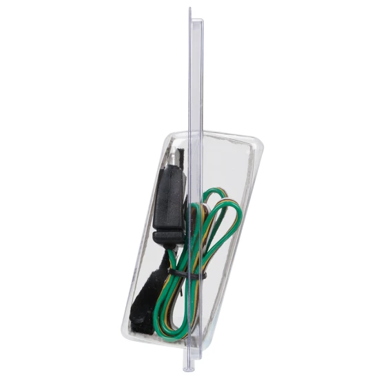 REESE Towpower 4-Flat trailer connector with built-in LED tester for towing trailers.