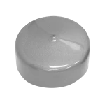 Chrome-plated steel dust caps for trailer wheel bearings, maintaining pressure