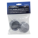 Chrome-plated steel dust caps for trailer wheel bearings, maintaining pressure