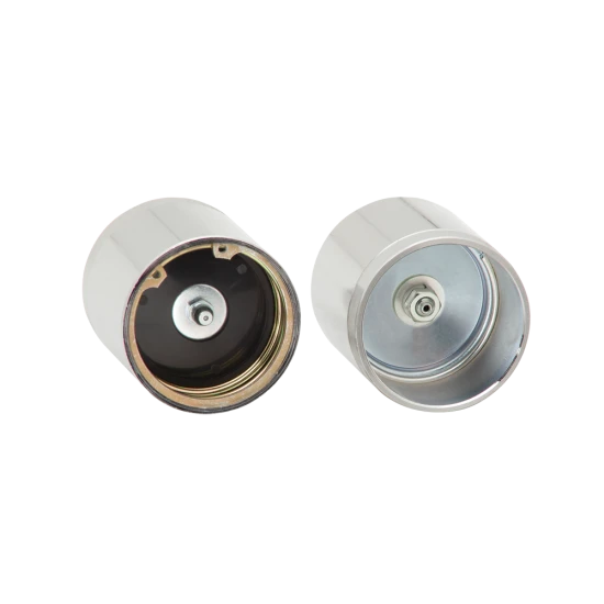 Chrome-plated bearing protector grease cap with 2.441 inch inner diameter
