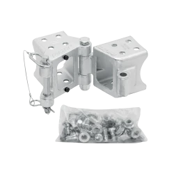 Fulton 3 x 4 Inch Bolt On Trailer Hinge Kit Fold Away Tongue Coupler 7500 Pounds 7500 GTW 750 Tongue Weight HDPB340301