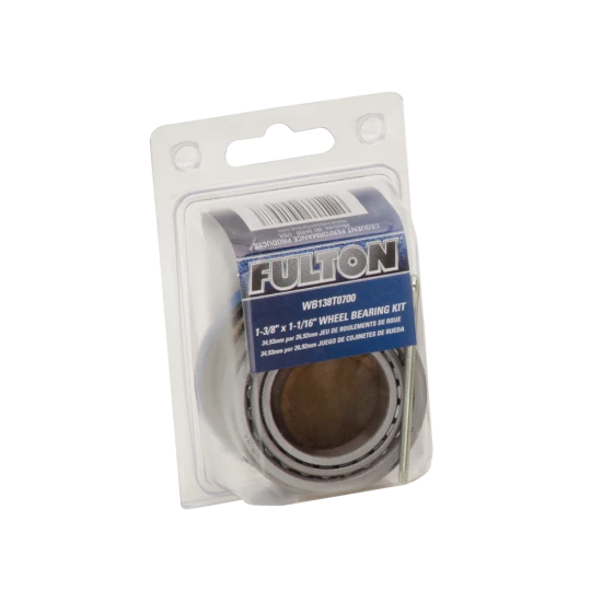 Trailer Bearing Kit for Boat, Utility, Snowmobile, and RV Hubs Bearing kit with cones, cups, seal, and pin for trailer hubs.