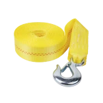 Fulton Trailer Winch Strap with Hook Yellow 2 Inch x 20 Foot WS20HD0200