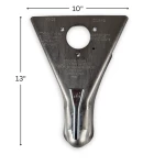 RAM A-Frame trailer coupler 2 inch ball 5000 lb zinc CA-5100-Z