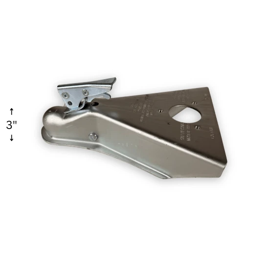 RAM A-Frame trailer coupler 2 inch ball 5000 lb zinc CA-5100-Z