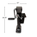RAM bracket mount swivel trailer jack sidewind 2000 lb lift black TJB-2001S-B