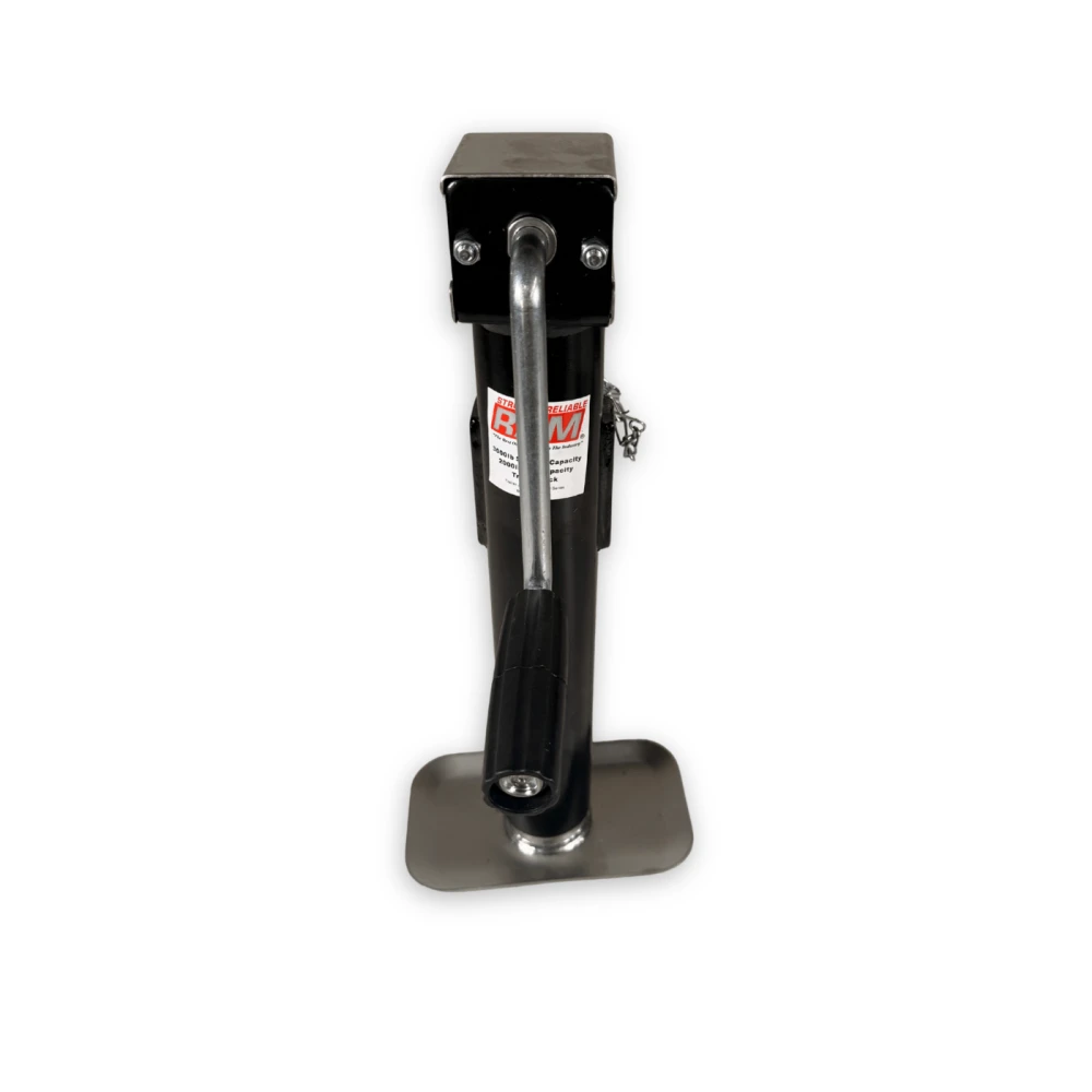 RAM Pipe Mount Swivel Trailer Jack TJP-2001S-B black sidewind 2000 lb lift