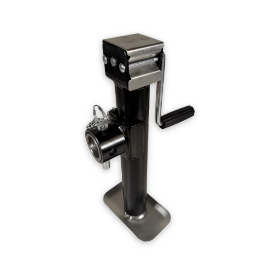 RAM Pipe Mount Swivel Trailer Jack TJP-2001S-B black sidewind 2000 lb lift