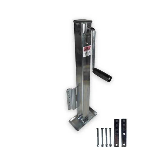 RAM Bolt-On Marine Swivel Trailer Jack 15 Inch Travel Drop Leg Zinc MJSQ-2500B